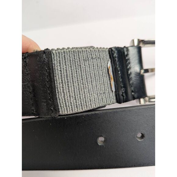 Carhartt Rugged Flex Bridle Black full grain leather belt mens 46 NWOT - Picture 7 of 7